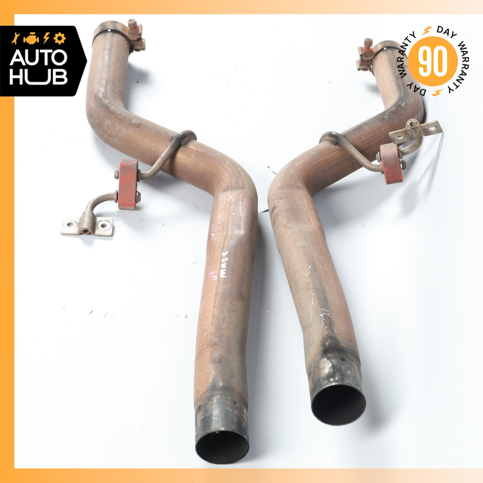08-19 Maserati GranTurismo M145 Exhaust Pipes Left & Right Side Set OEM