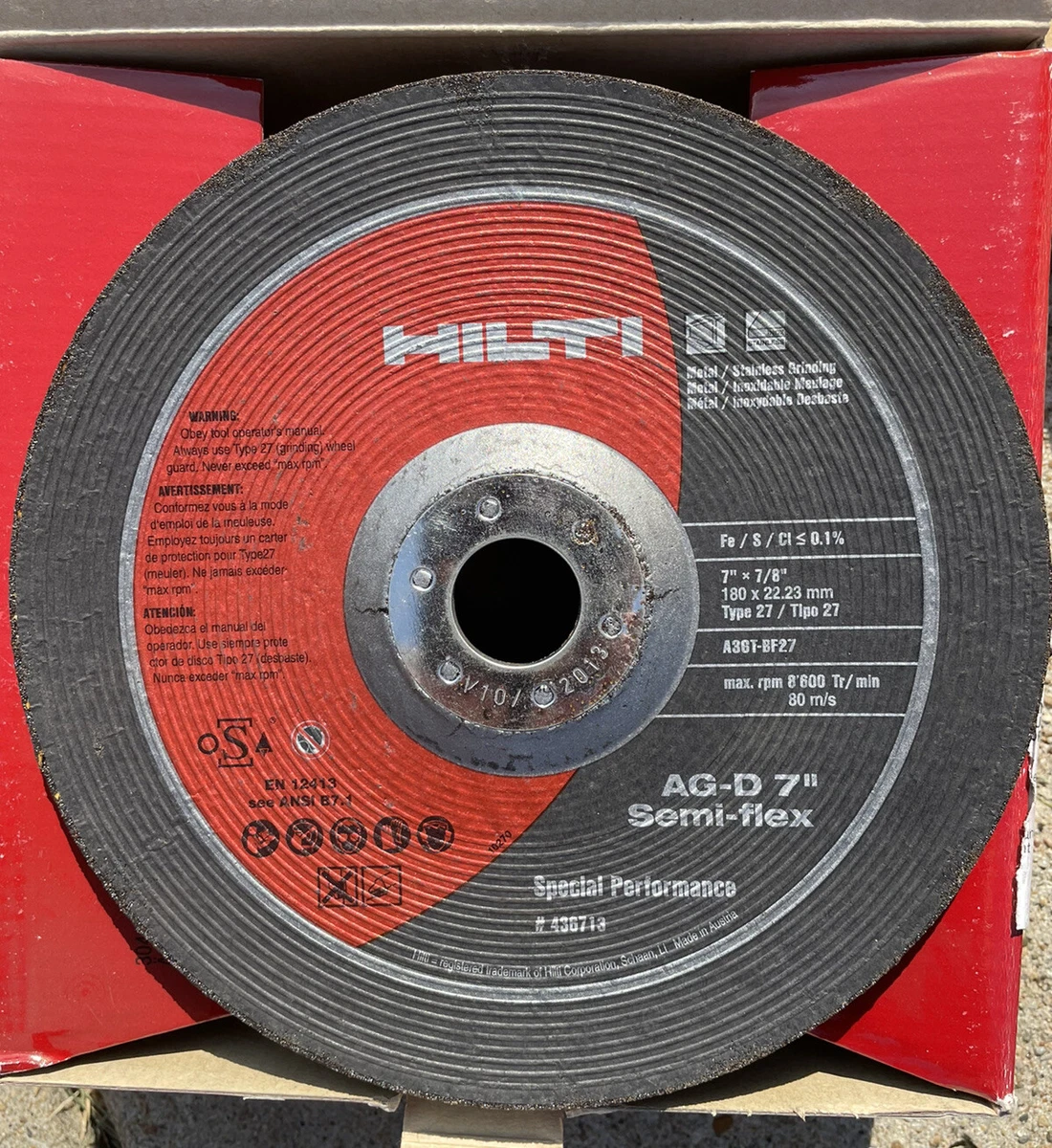 Ag 7 grinding wheel deals
