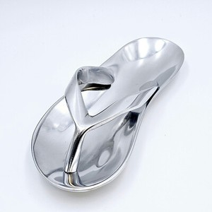 dekorative Alu schale Sommerschuhe Sandale Ringablage schmuck ringe