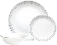 ® Mystic Gray 12-Piece Dinnerware Set, Service for 4