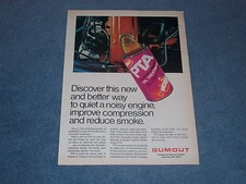 1971 Gumout PTA Engine Treatment Vintage Oil Ad "Discover A New and Better Way..