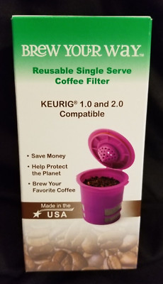 Brew Your Way Coffee Reusable Filter for Keurig