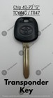 NEW! OEM Toyota Transponder G Chip 4D-72 Ignition Car Key Replacement TOY44G