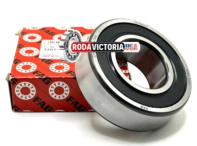 FAG 2207 K 2RS TVH C3 SELF-ALIGNING BALL BEARING, RUBBER SEALED 35x72x23mm