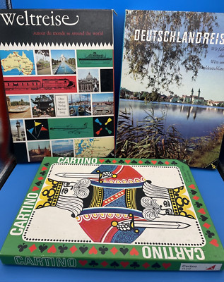 Ravensburger Spiele 3 Board Games Cartino Around the World Tour of Germany