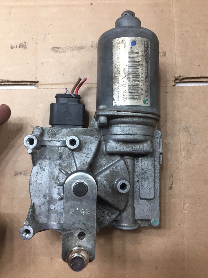 Motor de limpador de para-brisa usado para Audi Q7 4L 2007-2012 - Imagem 4 de 4