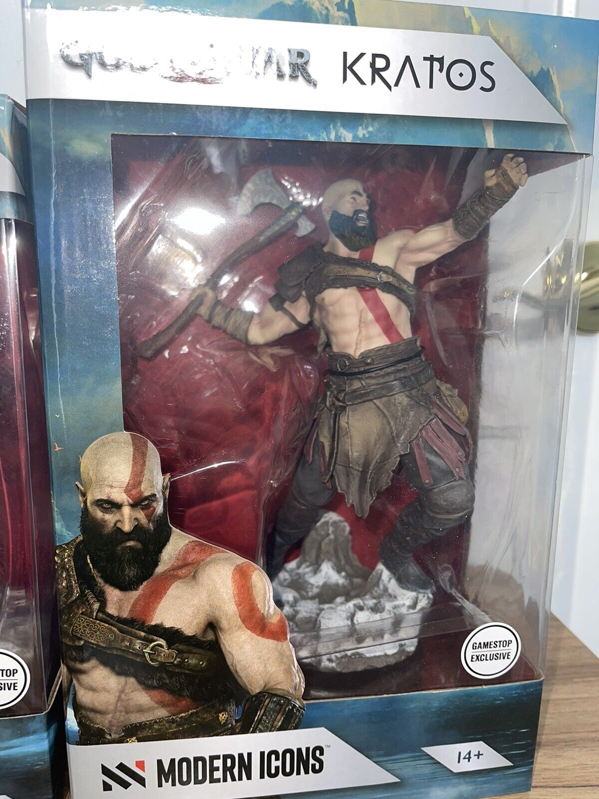 God of War Ragnarok Kratos + Atreus Statue Figure Set Official Sony Modern  Icons