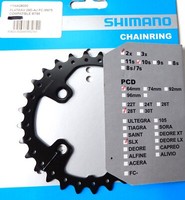 Brett Shimano Slx Fc M675 28 ZäHne FüR 2 X 10 Gang- Achsabstand 64 Neu