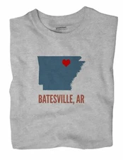 Batesville Arkansas AR T-Shirt HEART