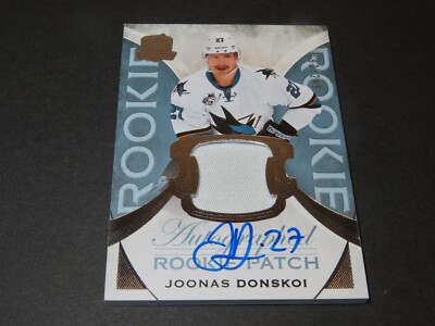 Joonas Donskoi Signed 2015/16 The Cup Rookie Card #134 San Jose