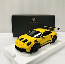 1/18 Porsche 911 992 GT3 RS Racing Yellow Diecast Dealer Edition Norev Limited