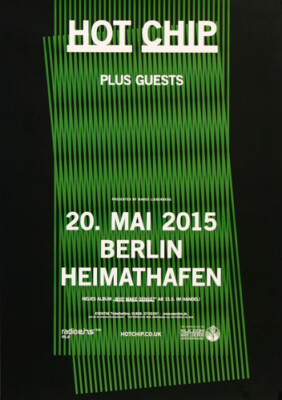 Hot Chip - Why Make Sence, Berlin 2015 | Konzertplakat | Poster