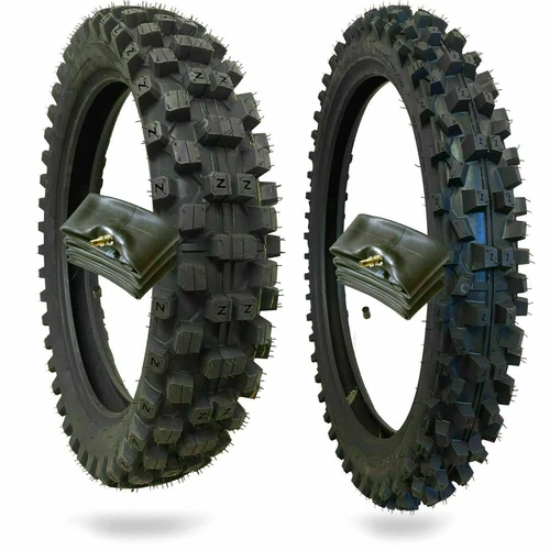WIG Racing Motocross Tires 110/90-19 and 80/100-21 with Inner Tubes Combo