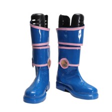 Yu-Gi-Oh Duel Monsters Dark Magician Girl Cosplay Long Boots PU Zipper Shoes