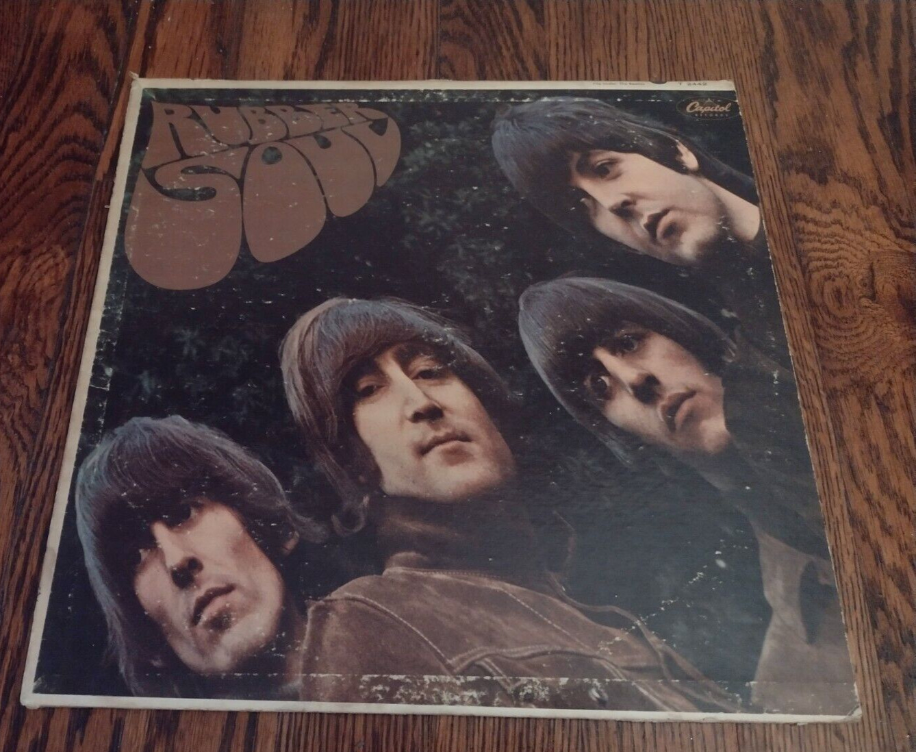 The Beatles Rubber Soul Vinyl LP (1965) MONO Rainbow Label