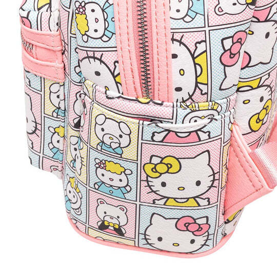 Loungefly Sanrio Hello Kitty and Friends Square portraits Mini Backpack DTC-SANRIO-COLORBLOCK-003.jpg main image 4