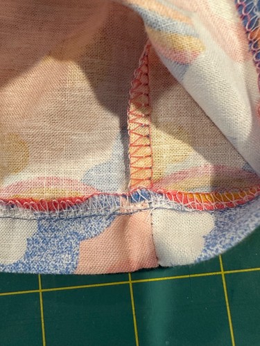 Pants, Girls Size 4, New, Handmade, 100% Cotton, Rainbows&Clouds - Picture 3 of 4