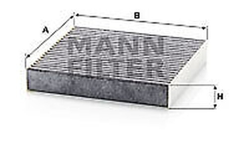 CUK 20 006 Mann-Filter Innenraumluftfilter FüR Abarth, Chrysler, Fiat, Lancia-image