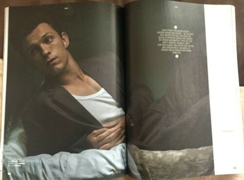 ππ ESQUIRE 2021 TOM HOLLAND "Spider Man" magazine RARE Germany - Picture 2 of 2