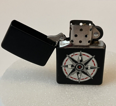1997 ZIPPO Marlboro Adventure Team Compass Black Matte Lighter | eBay