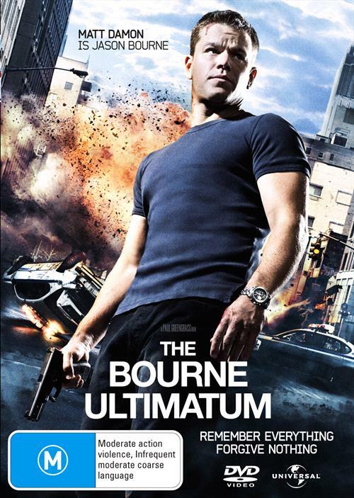 The Bourne Ultimatum DVD - Matt Damon (Region 4, 2007)