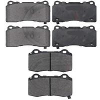Set BeläGe Schuhe BremsbeläGe Vorne Und Hinten FüR Tesla Modell S (5YJS)