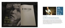 Gregg Allman signed My Cross to Bear book HC/DJ 1st ed 1/1 photo proof Greg