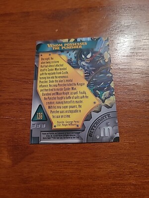 1995 Fleer Marvel Metal Venom Alternate M #136 C006275 | eBay