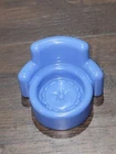 Fisher Price Little People BLUE Chair Vtg Accessory