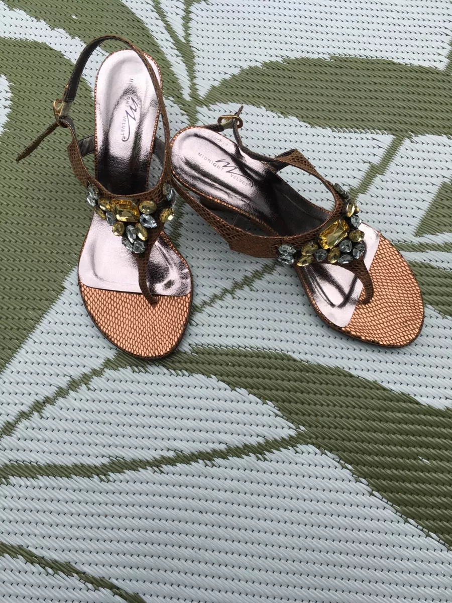 Midnight velvet deals sandals