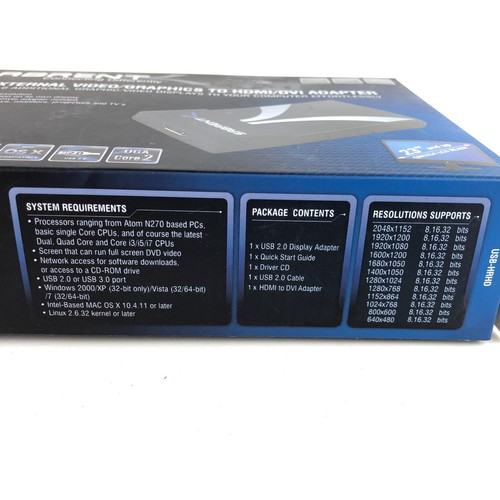 Sabrent Adaptateur Vidéo Graphique & Audio 1080P HDMI/DVI vers USB Plusieurs Moniteurs - Photo 7/11