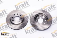 2X Bremsscheibe Kraft 6041680 2 Bremsscheiben Vorderachse Vorne FüR Opel