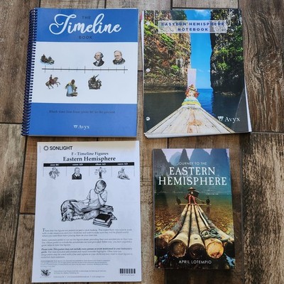 Sonlight F Eastern Hemisphere Homeschool Curriculum Lot Timeline Figures Book...
