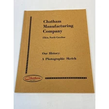Vintage Chatham Manufacturing Company Historical Photographic Sketch Booklet