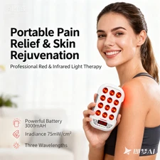 Botanny Red Light Therapy Portable Handheld for Muscle Recovery Joint & Back
