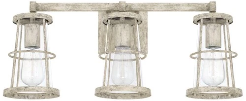 Beaufort 22 1/2" Wide Mystic Sand 3-Light Vanity Bath Light - Picture 1 of 3