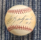 "CARL YASTRZEMSKI (Retired Uniform) #8" Signed RO-A Baseball BOSTON RED SOX Yaz