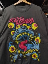 Asking Alexandria " Eyeball Monster " T-Shirt Reprint Unisex  AN65184