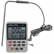 Cooper-Atkins Digital Thermometer, LCD, Immersion Probe, -25 to 392 Deg.