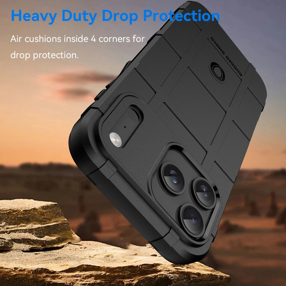 Military-Grade Shockproof Case for iPhone 17 Rugged TPU Shield Cover Compatible - Image 4 of 4