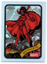 2025 Topps Chrome Marvel Comics Mephisto Refractor #102