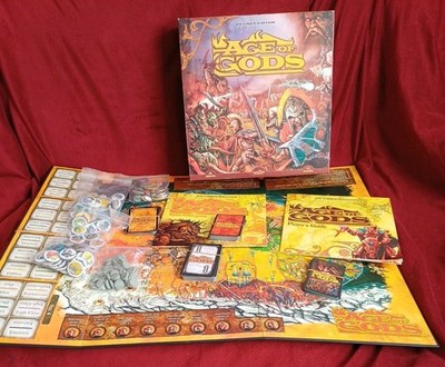 Age of Gods Brettspiel Asmodee Revised Edition Komplett Inhalt OVP 12up 3-5