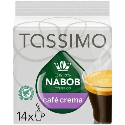 4 x Tassimo Nabob Café Crema Coffee Single Serve T-Discs, 14 T-Discs (56 total)