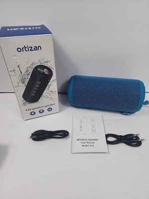 Ortizan Portable Bluetooth Speakers, Waterproof Wireless Speaker/ Tested