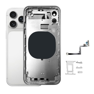 DIY Housing For iPhone 11 to 17 Pro with Repair Tool Kit（Silver