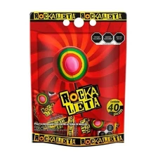 ROCKALETA 🇲🇽 PALETAS Sonric’s enchiladas rellenas c/goma de mascar (40 Piezas)