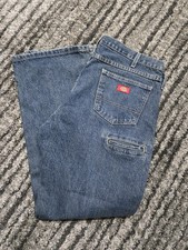 Dickies Men's Carpenter Jean's 38x30 Workwear Y2K Grunge Tapered Leg