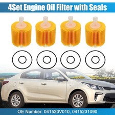 Engine Oil Filter 04152-YZZA1 04152-31090 04152-YZZG1 for Toyota Avalon 4 Set