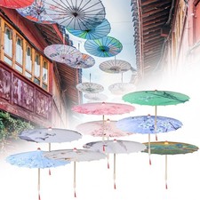 Chinesischer Regenschirm aus geöltem Papier, winddicht, tragbar, für