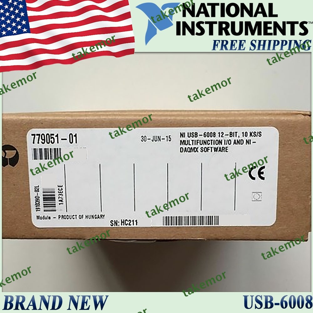 New in Box USB-6008 National Instruments USB 6008 NI US Stock Same Day Free Ship